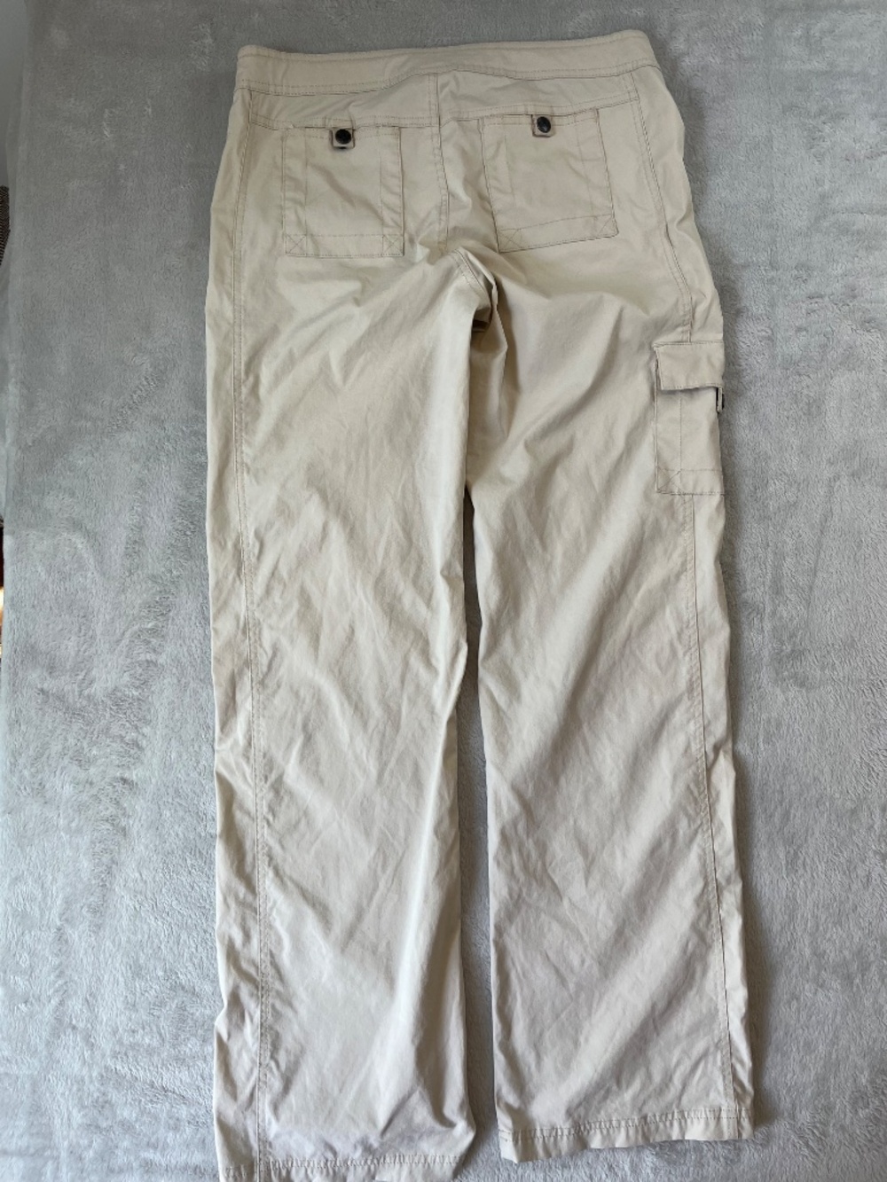 prAna Breathe sz L Lightweight Performance Cargo Hiking Pants Gorpcore EUC - Picture 13 of 14